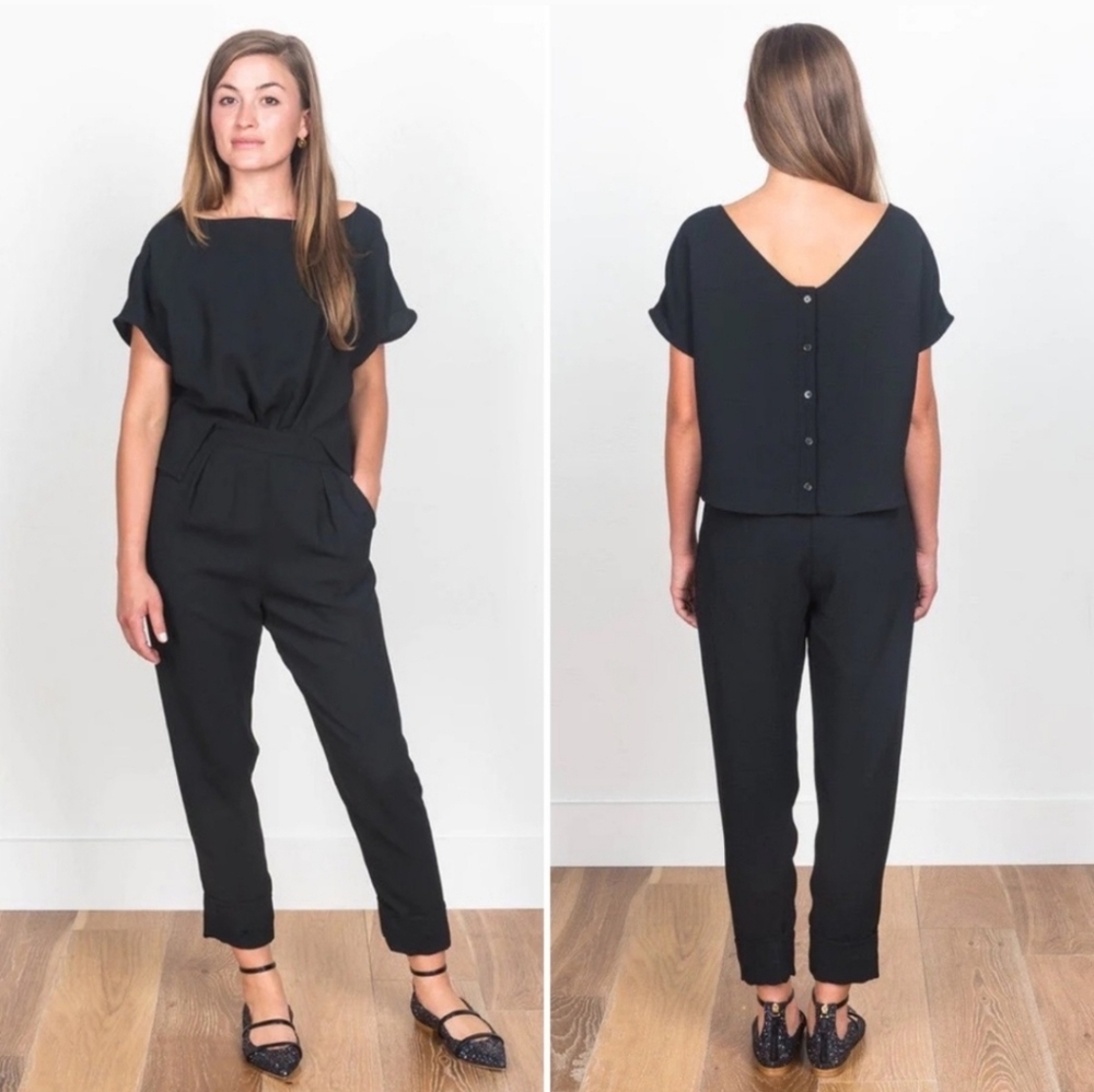Rachel Comey Paloma Navy Jumpsuit